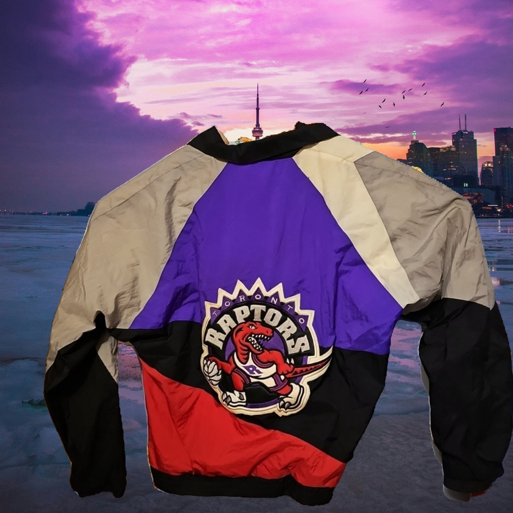 Vintage Toronto Raptors Ravens Athletics Canada Jacket Adult Sz Medium Rare NBA